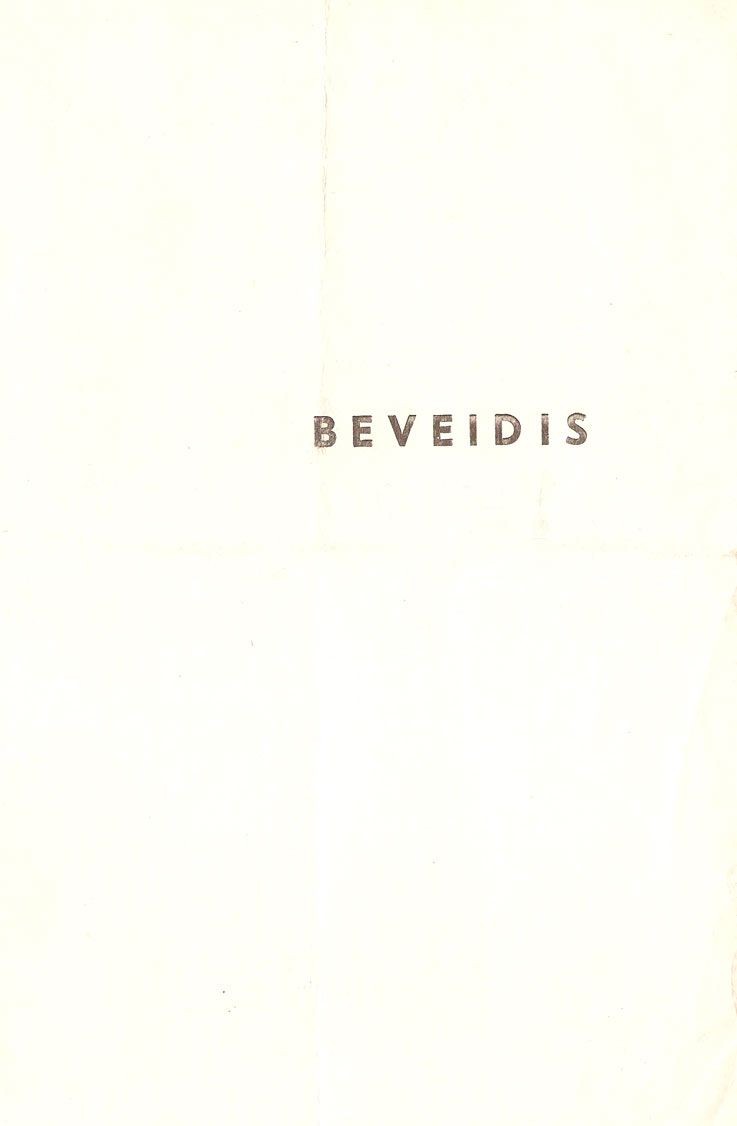 2-jų dalių alegorinė drama „Beveidis”