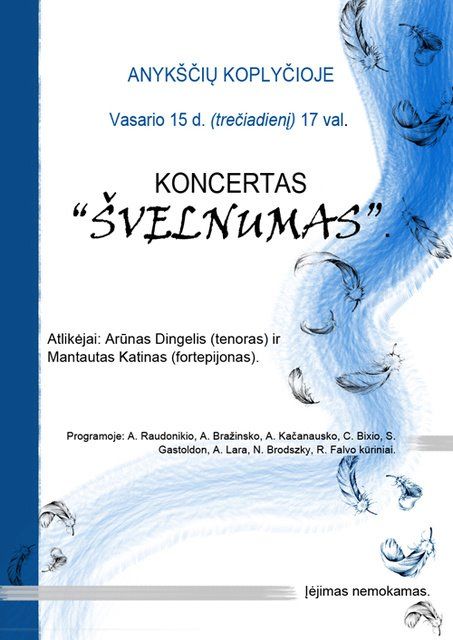 Koncertas „Švelnumas“