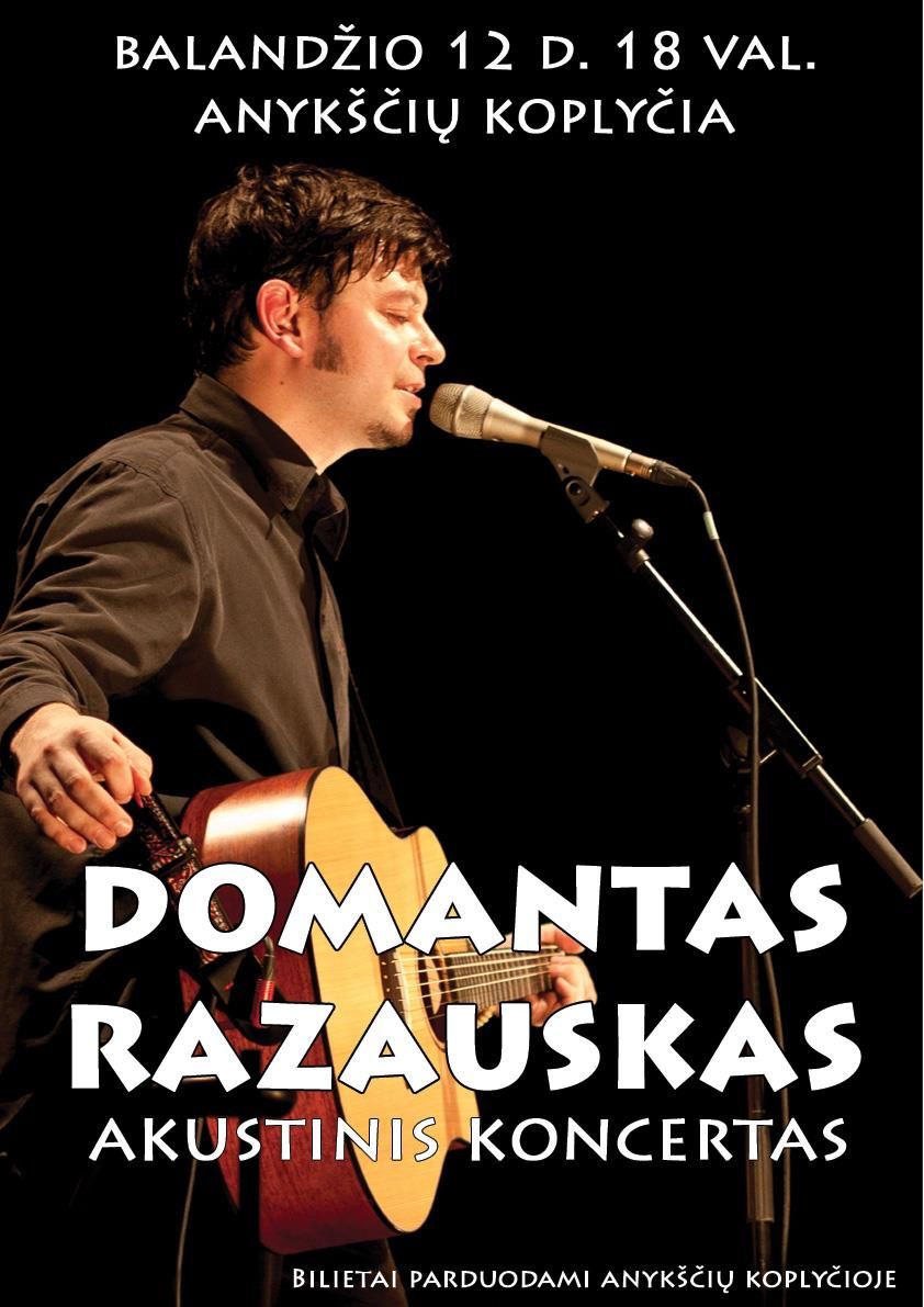 Domanto Razausko akustinis koncertas