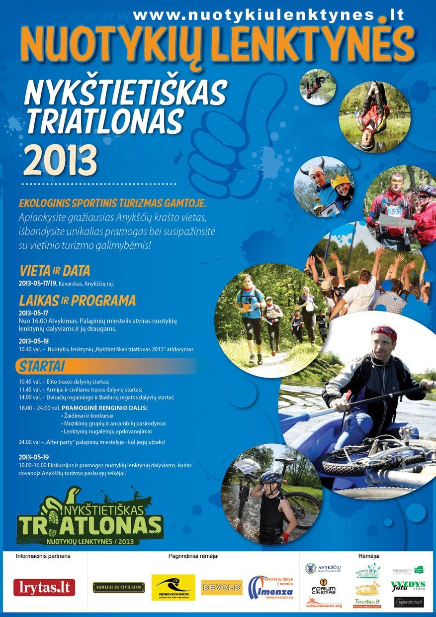 Nuotykių lenktynės „Nykštietiškas triatlonas“ (2013) - Trečioji diena