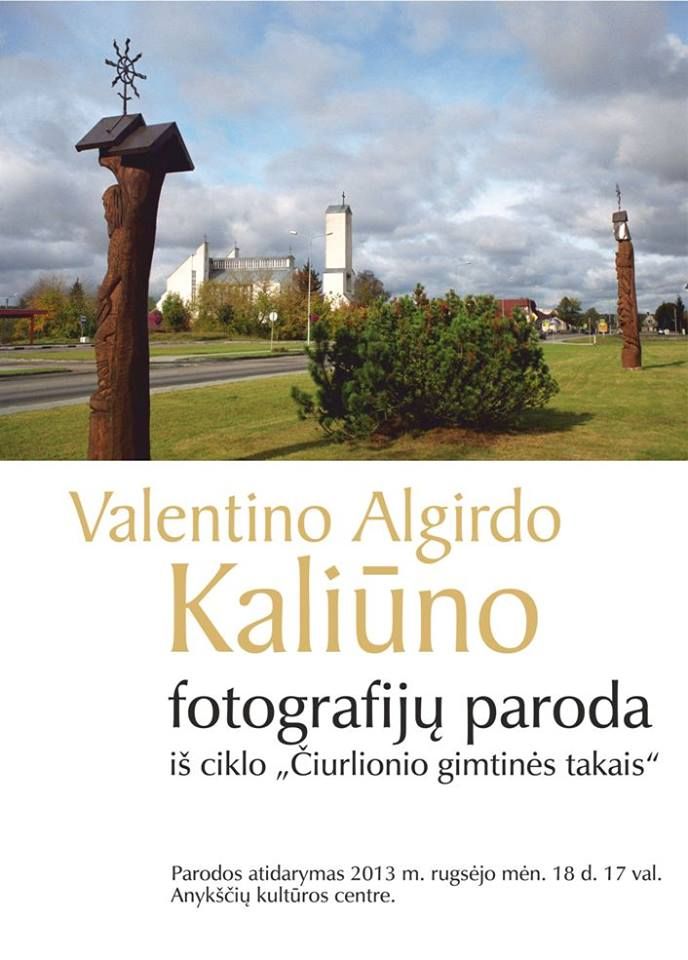 Fotomenininko Valentino Algirdo Kaliūno fotografijų parodos atidarymas