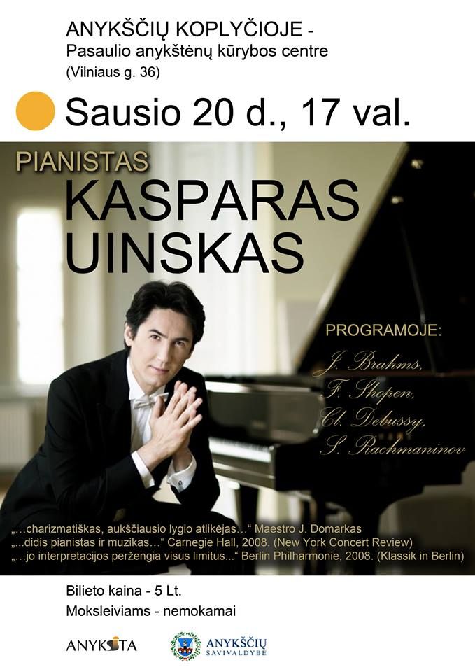 Pianisto Gasparo Uinskio koncertas