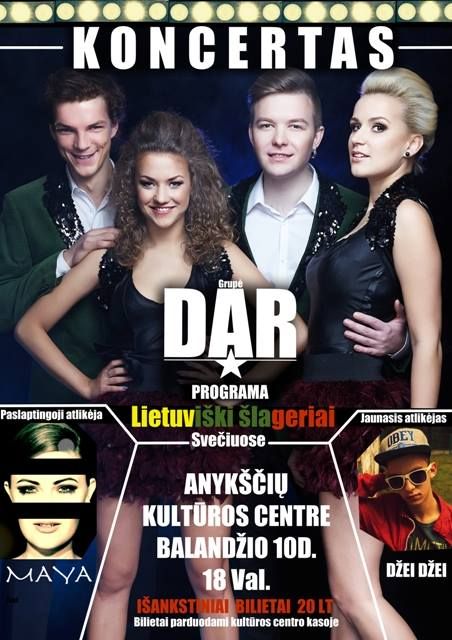 Grupės „DAR“ koncertas