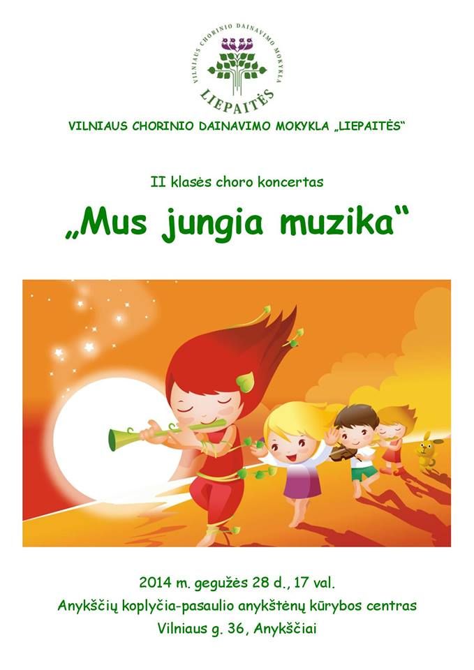 Mažųjų „Liepaičių“ koncertas „Mus jungia muzika“