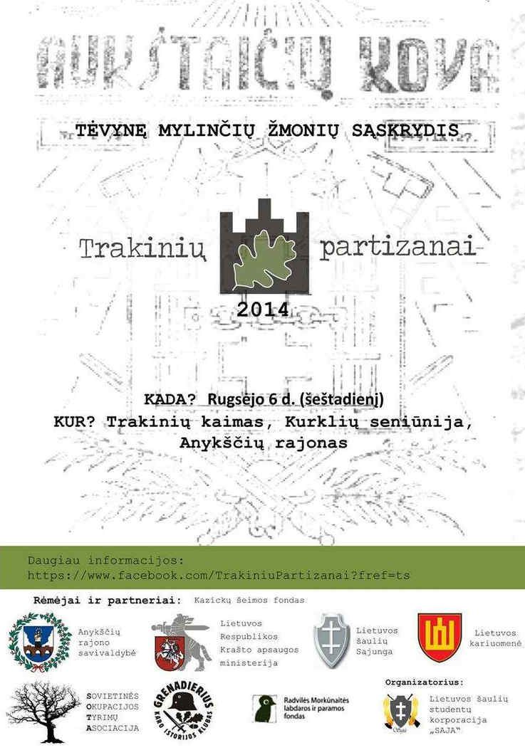 Tėvynę mylinčių žmonių sąskrydis „Trakinių partizanai“ (2014)