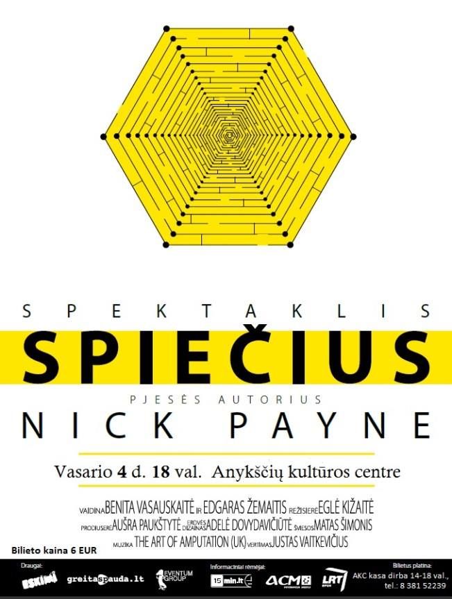 Nick Payne „Spiečius”