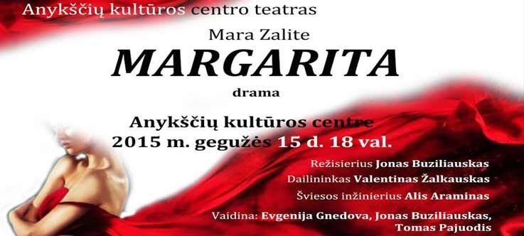 Tarptautinis mėgėjų teatrų festivalis „ARTimi“ (2015) - Jonas Buziliauskas „Margarita“