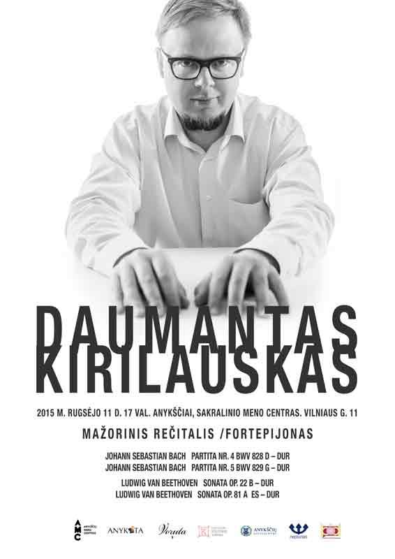 Daumantas Kirilauskas „Mažorinis rečitalis / fortepijonas“