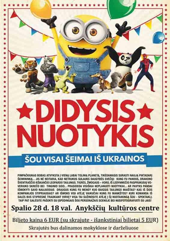 Didysis nuotykis - šou visai šeimai iš Ukrainos