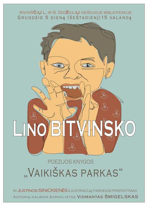 L. Bitvinsko knygos „Vaikiškas parkas“ ir Justinos Sinickienės iliustracijų parodos pristatymas