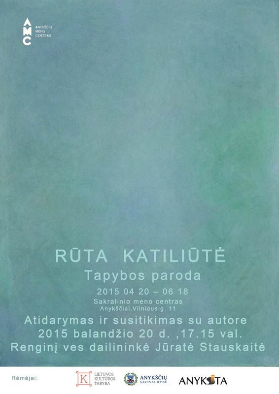 Rūtos Katiliūtės parodos atidarymas Sakralinio meno centre