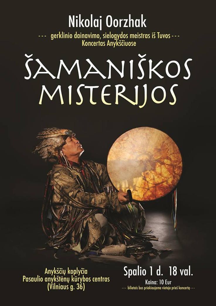 Nikolajaus Ooržako koncertas „Šamaniškos misterijos“