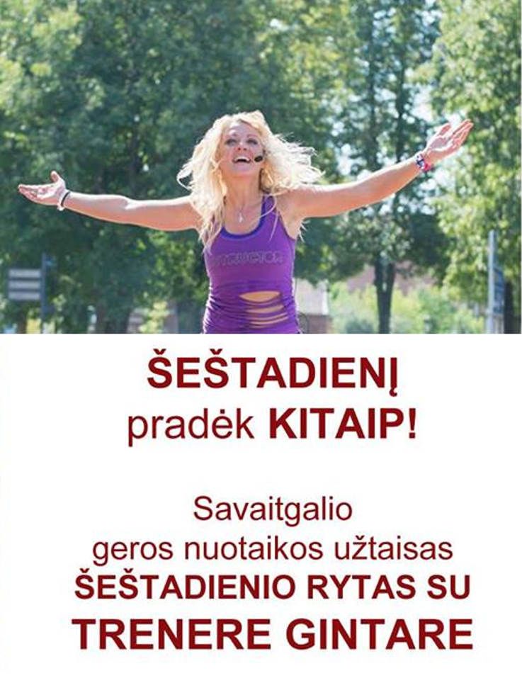 Šeštadienio rytas su trenere Gintare