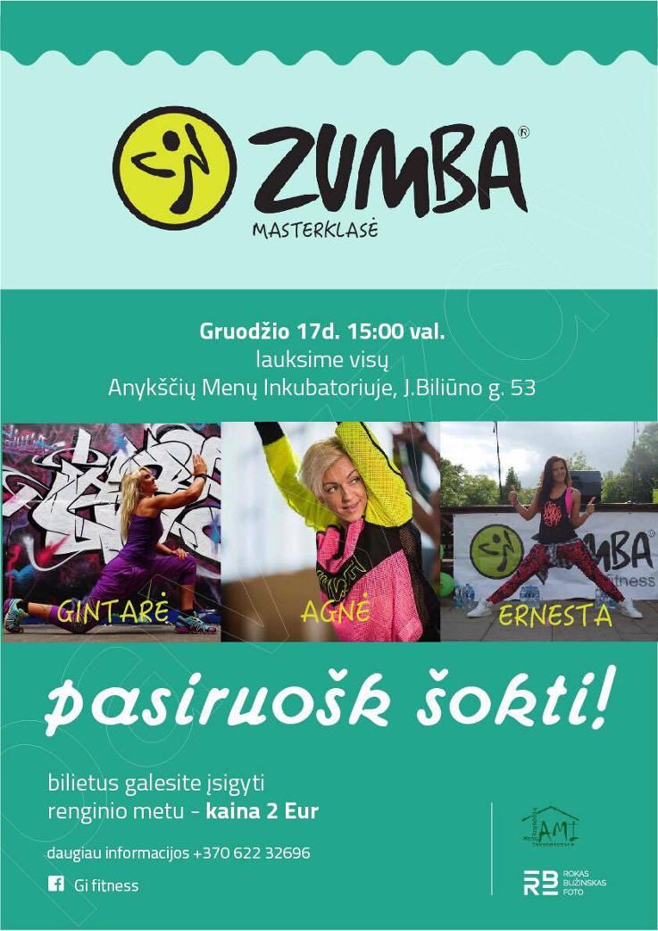 ZUMBA masterklasė