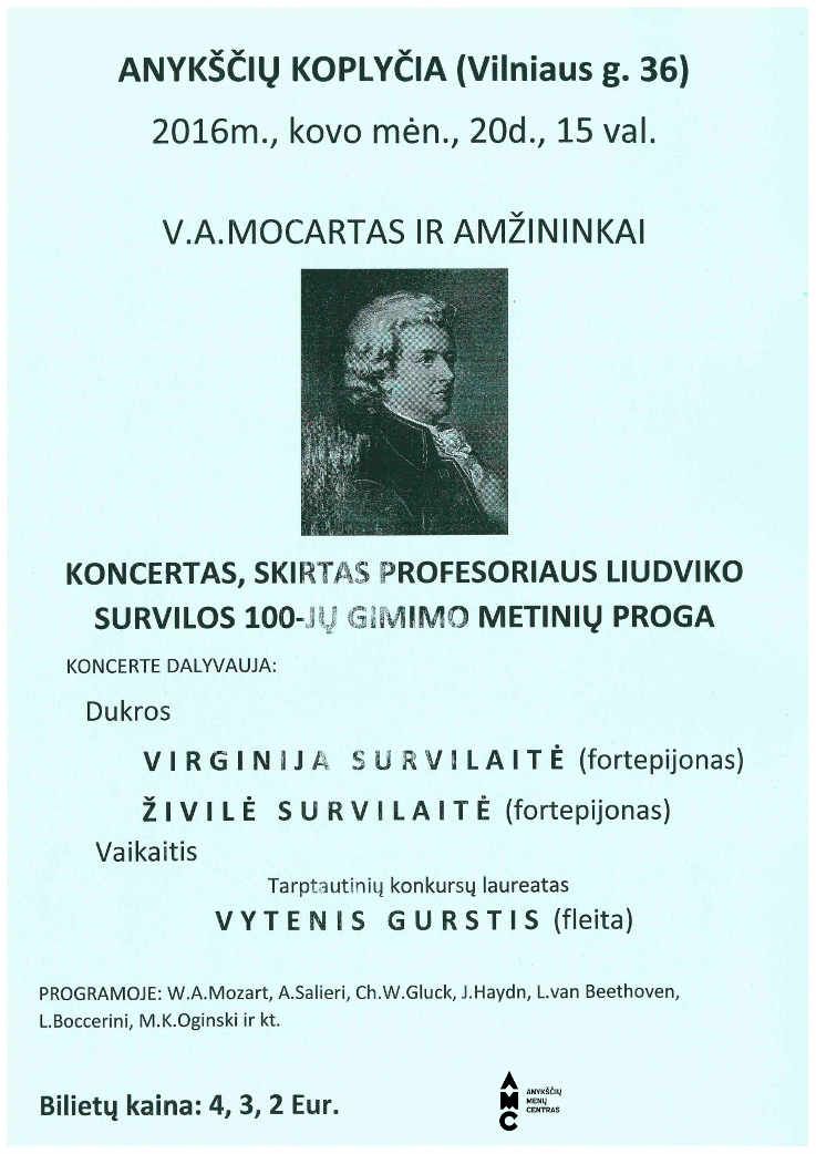 Koncertas „V. A. Mocartas ir amžininkai“