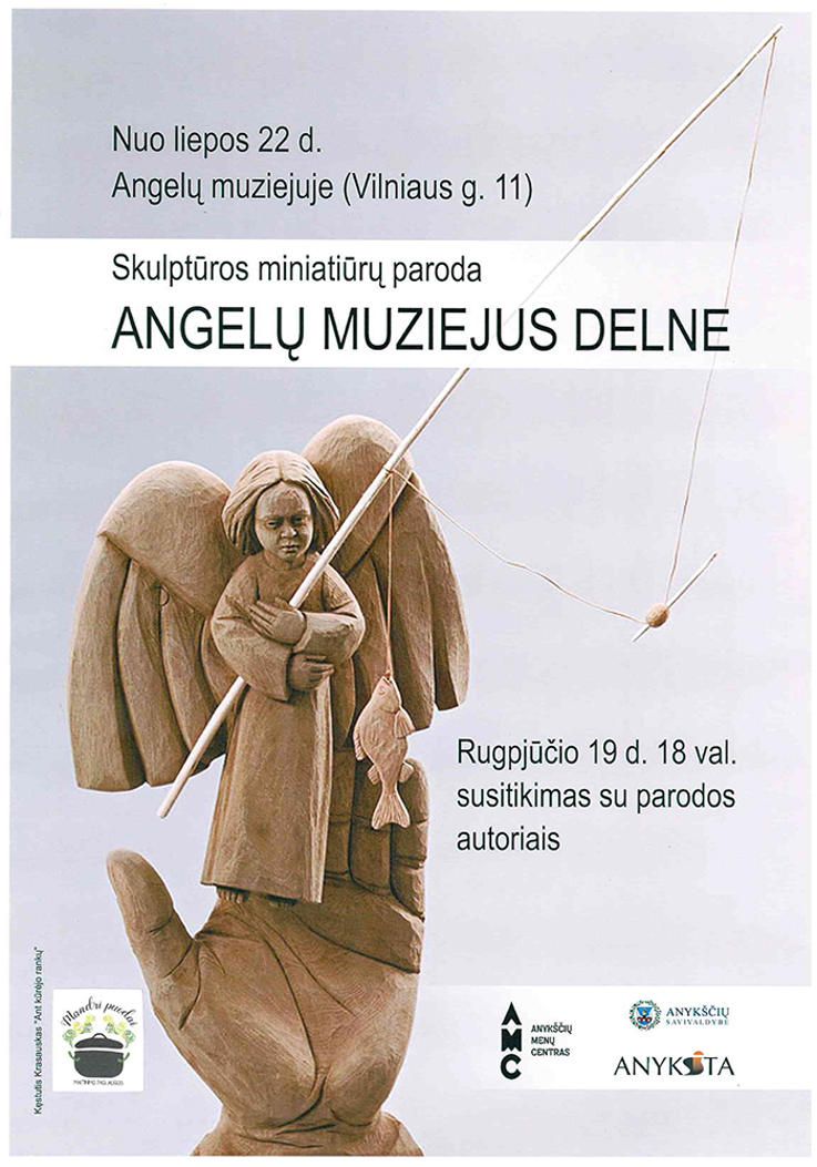 Skulptūros miniatiūrų paroda „Angelų muziejus delne“