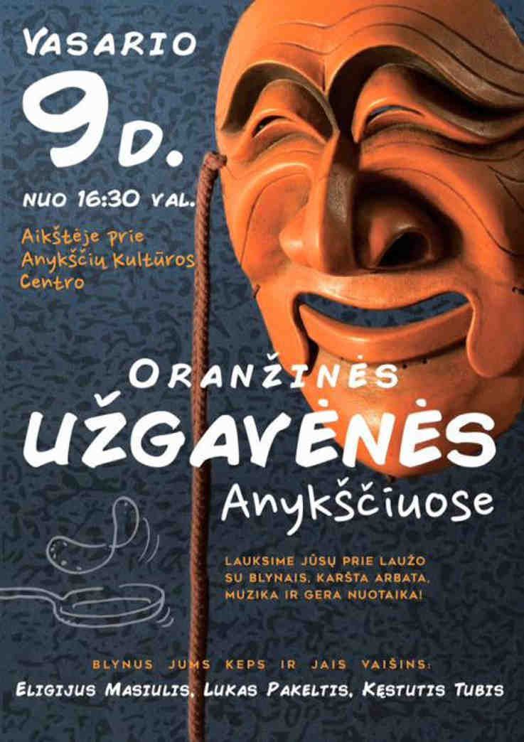 Oranžinės užgavėnės Anykščiuose