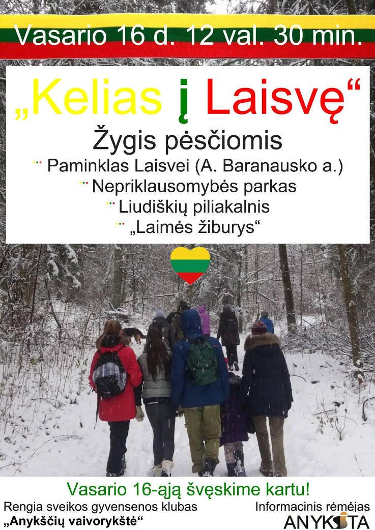 Žygis pėsčiomis „Kelias į Laisvę“