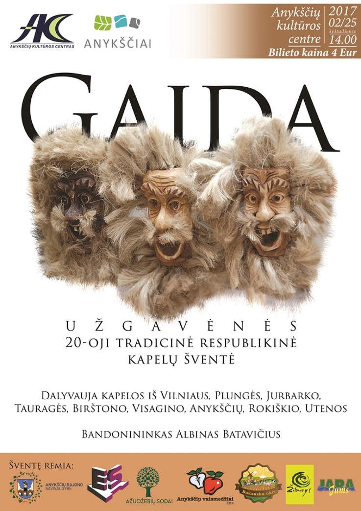 20-oji respublikinė kapelų šventė „Gaida“