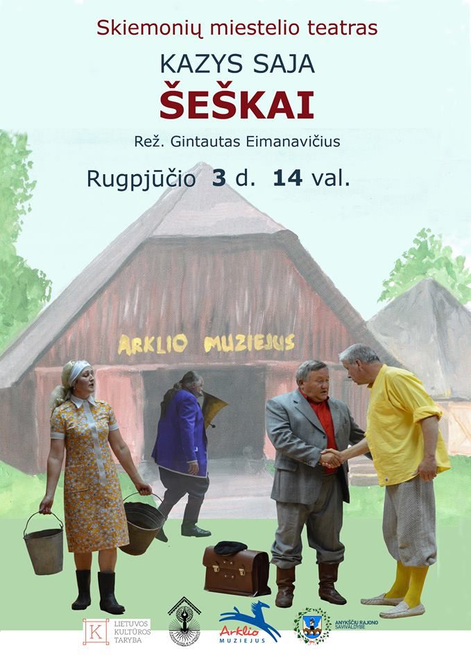 Skiemonių miestelio teatro spektaklis „Šeškai“