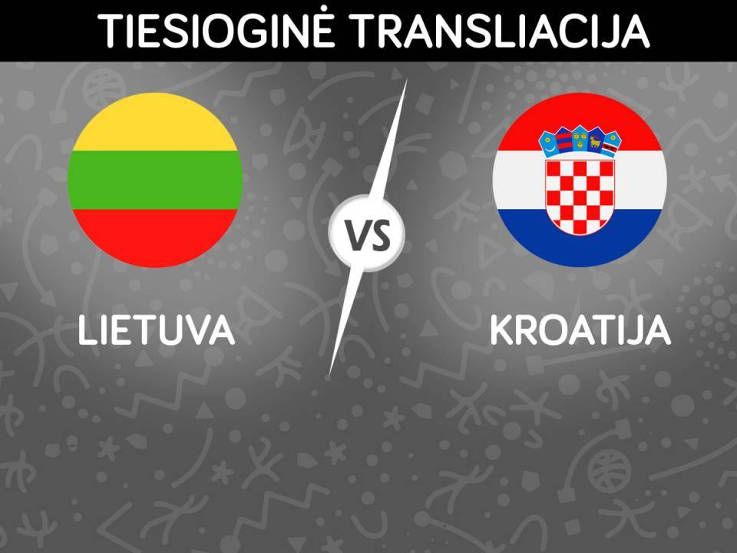 Draugiškos varžybos Lietuva ir Kroatija