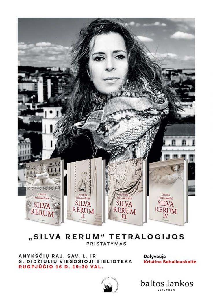 „Silva rerum“ tetralogijos pristatymas