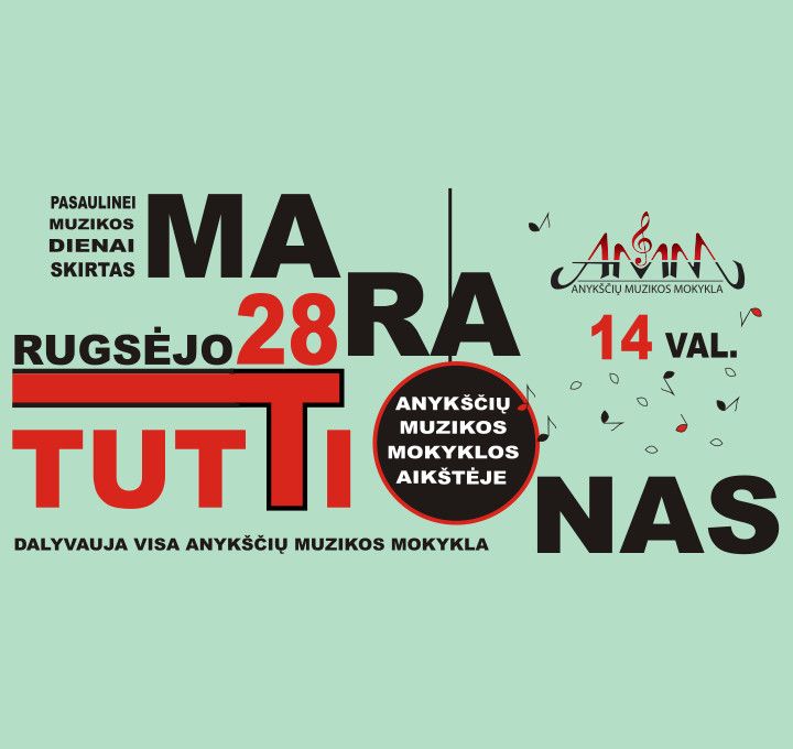 Pasaulinei muzikos dienai skirtas maratonas „Tutti“