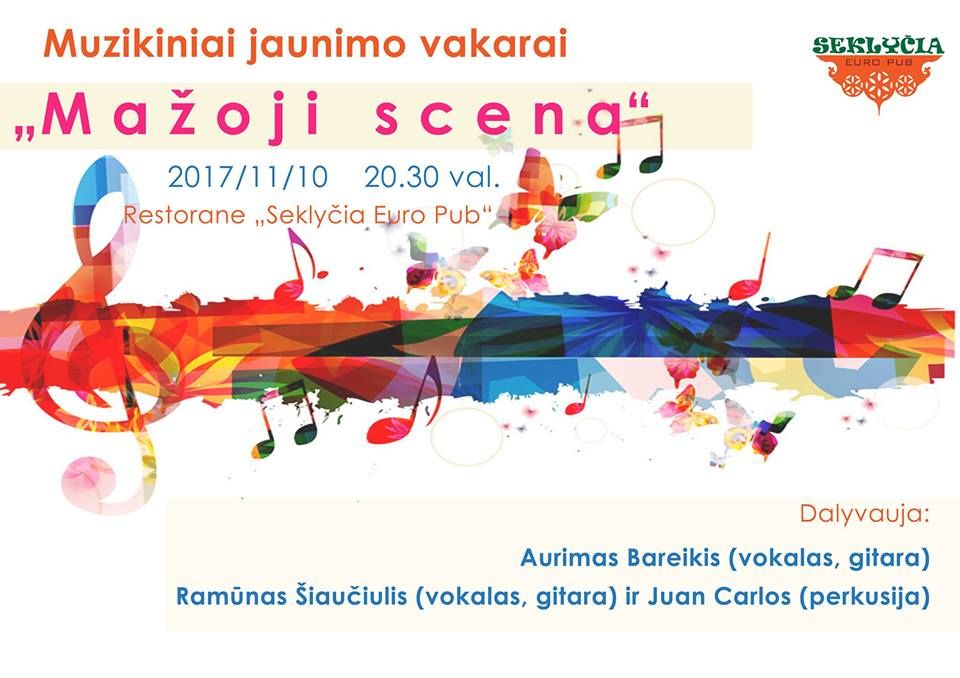 Muzikinis jaunimo vakaras „Mažoji scena“