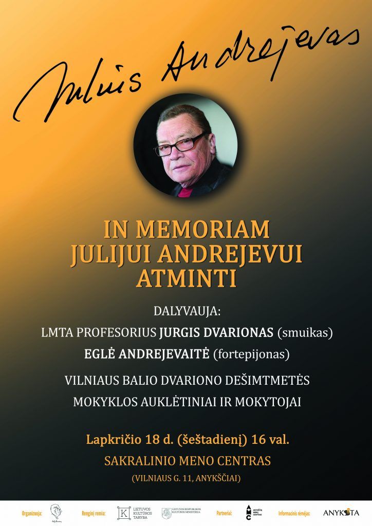 Koncertas kompozitoriui Julijui Andrejevui atminti