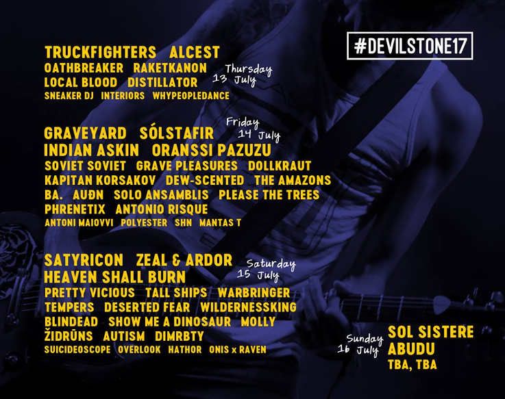 Festivalis „Devilstone“ (2017) - Antroji diena