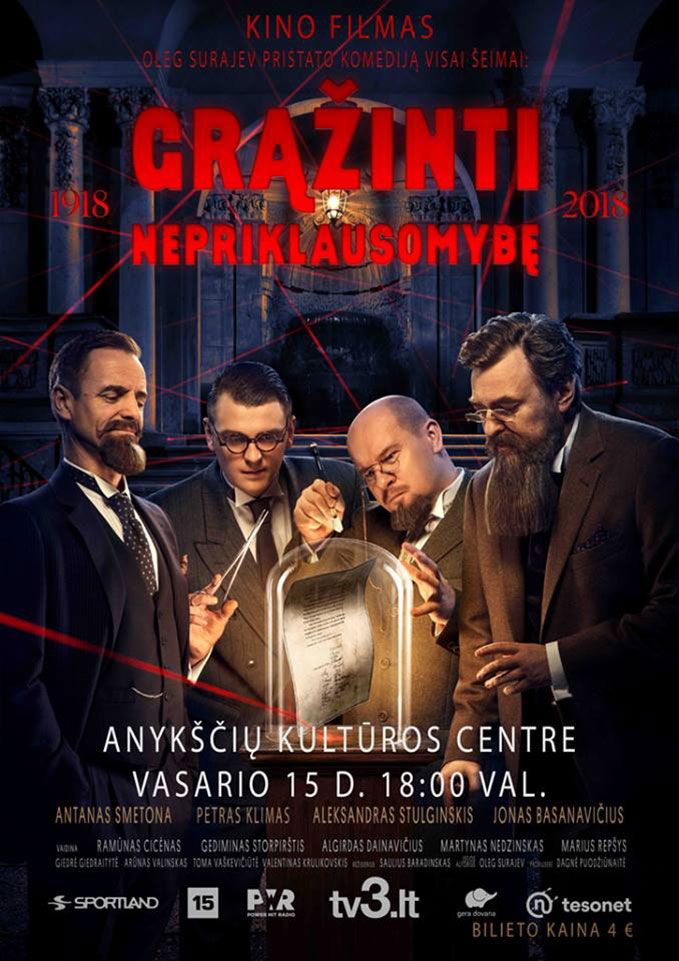 Kino komedija „Grąžinti nepriklausomybę“ 