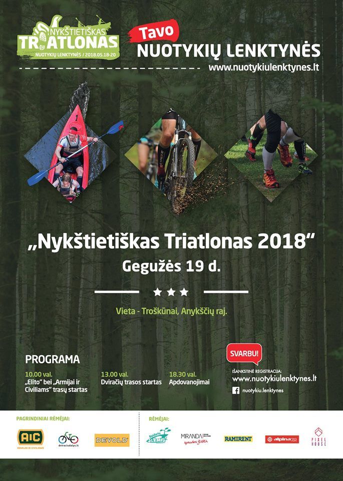 Nuotykių lenktynės „Nykštietiškas triatlonas“ (2018) - Antroji diena