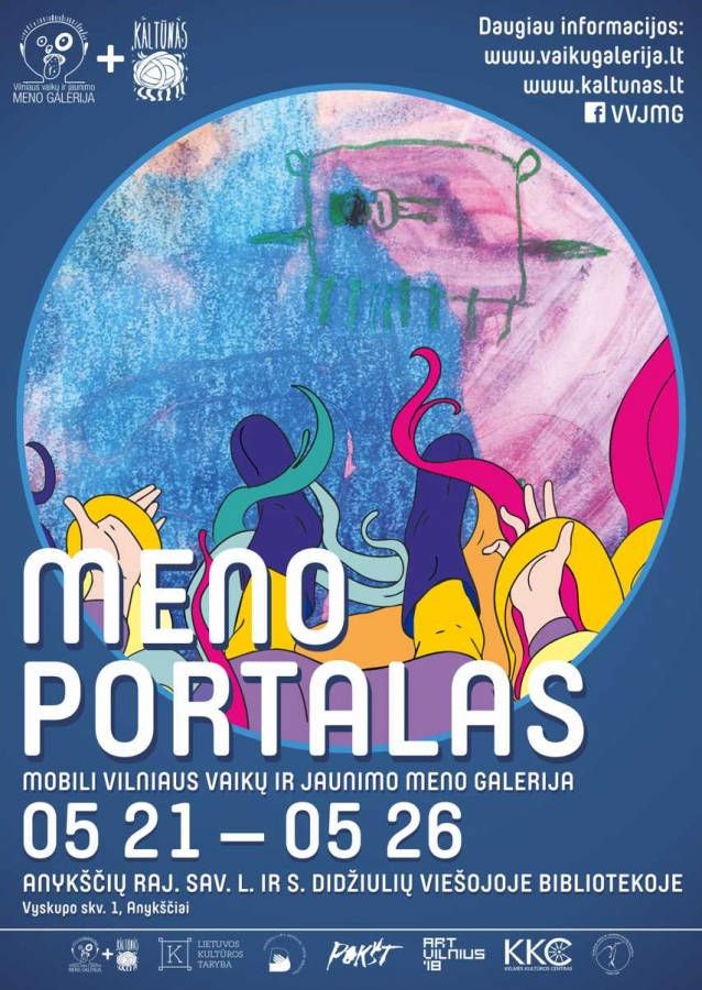 Mobili Vilniaus vaikų ir jaunimo meno galerija „Meno portalas“ - Kosmonauto kūrybinės dirbtuvėlės