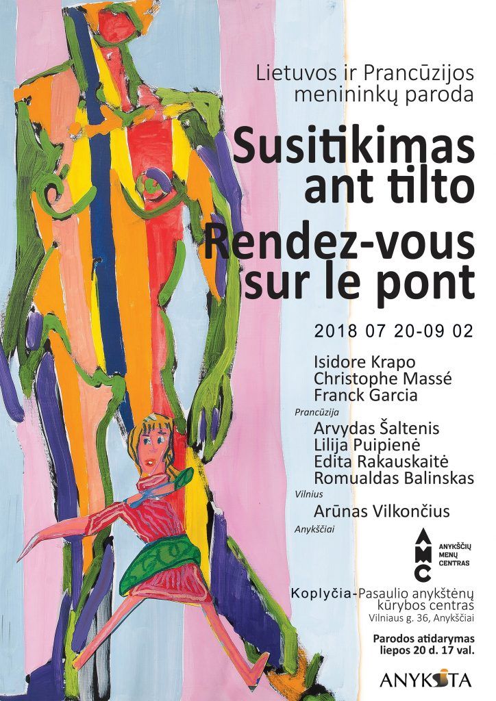 Anykščių miesto šventė (2018) - „Anykščių glėbyje“ - Lietuvos ir Prancūzijos menininkų parodos atidarymas