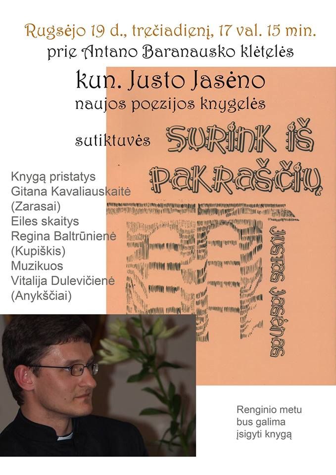 Kun. Justo Jasėno naujos poezijos knygelės sutiktuvės