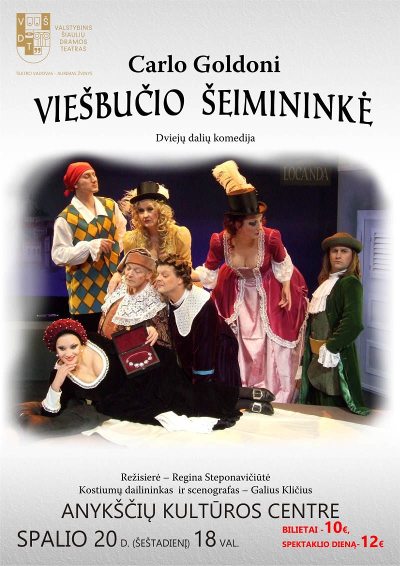 Nacionalinės dramaturgijos festivalis „Pakeleivingi“ (2018) - Valstybinis Šiaulių dramos teatras „Viešbučio šeimininkė“