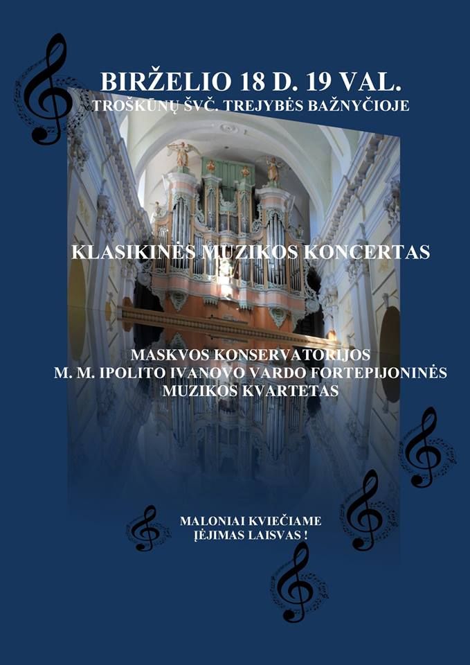 Klasikinės muzikos koncertas - Fortepijoninės muzikos kvartetas