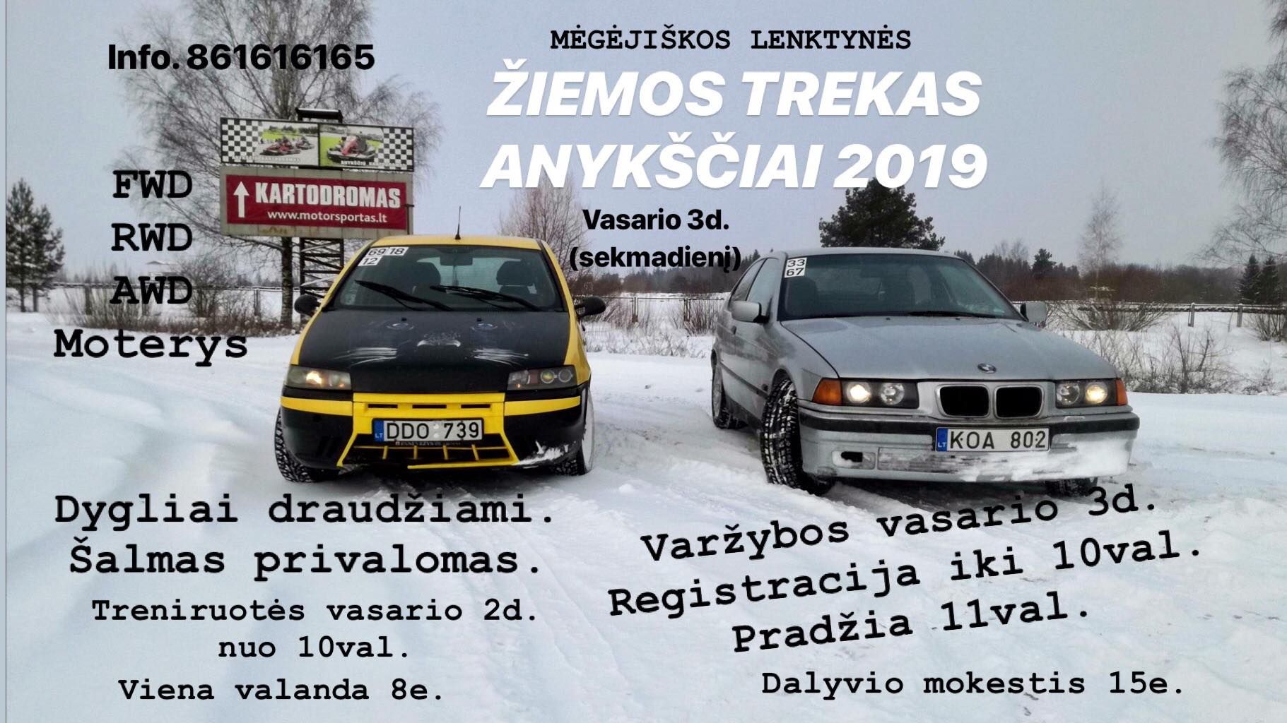 Žiemos trekas (2019) - Varžybos