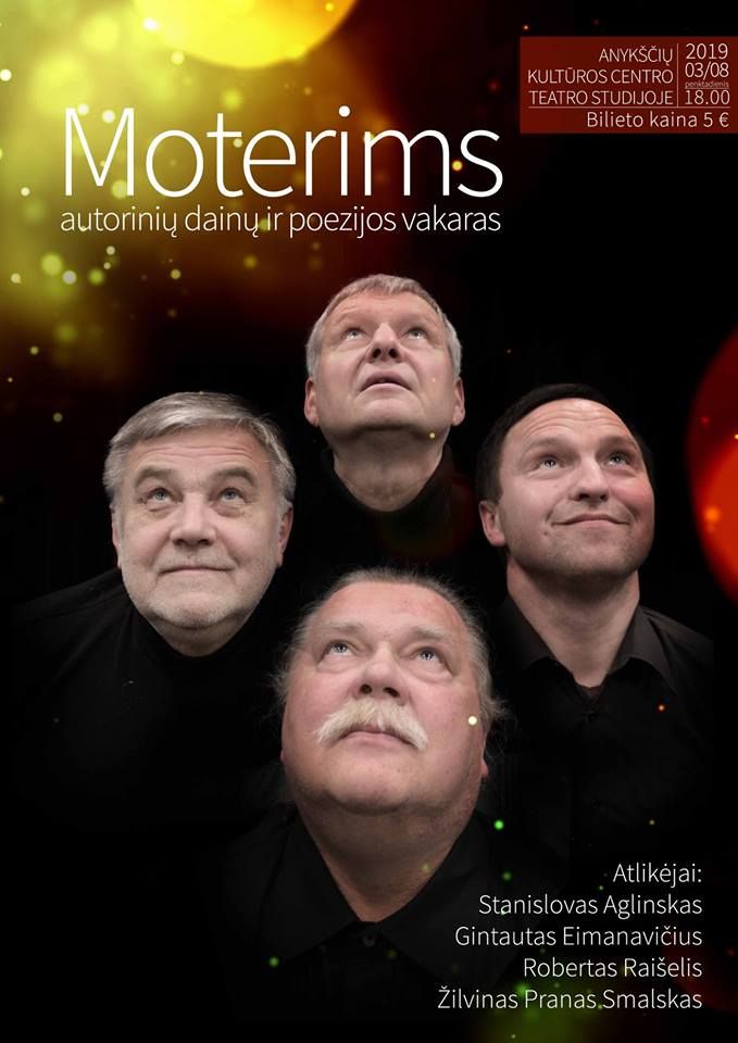 Autorinių dainų ir poezijos vakaras „Moterims“