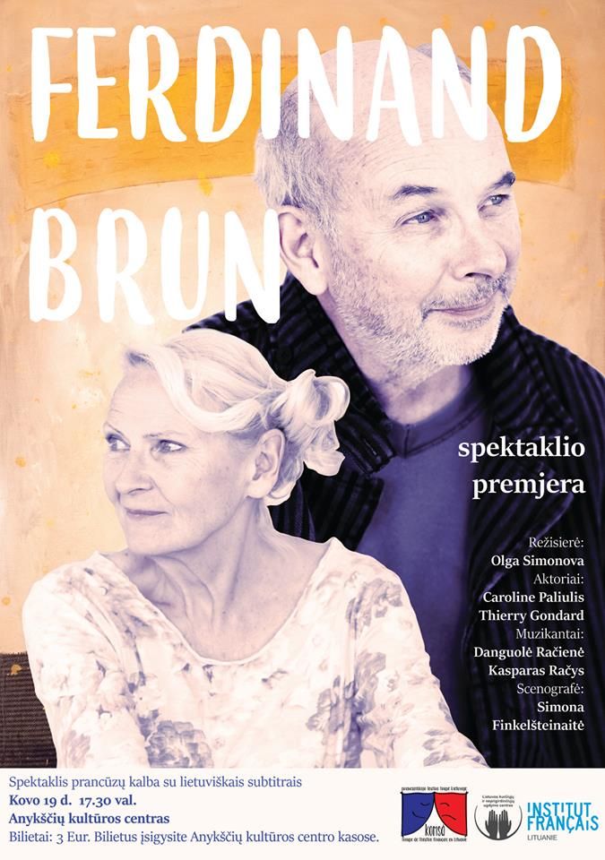 Spektaklio „Ferdinand Brun“ premjera