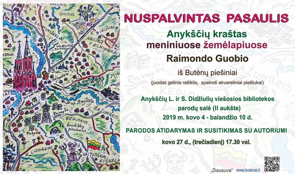 Raimondo Guobio paroda „Nuspalvintas pasaulis“ / Susitikimas su autoriumi