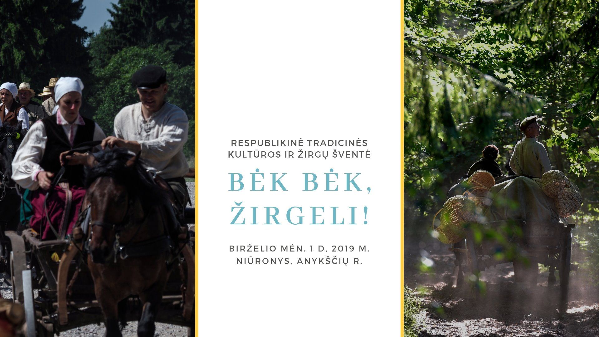 40-oji Respublikinė tradicinės kultūros ir žirgų sporto šventė „Bėk bėk, žirgeli!“ (2019)