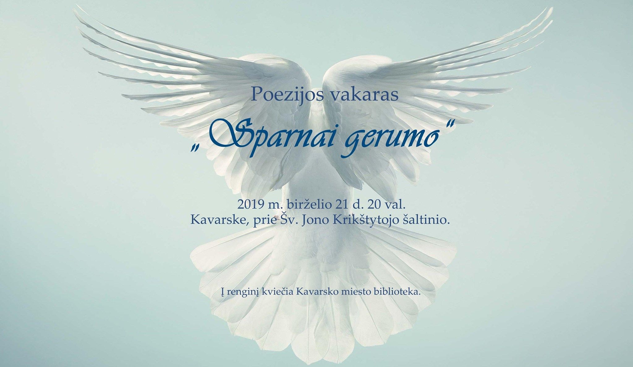 Poezijos vakaras „Sparnai gerumo“