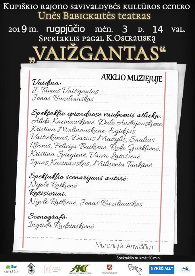 Spektaklis „Vaižgantas“