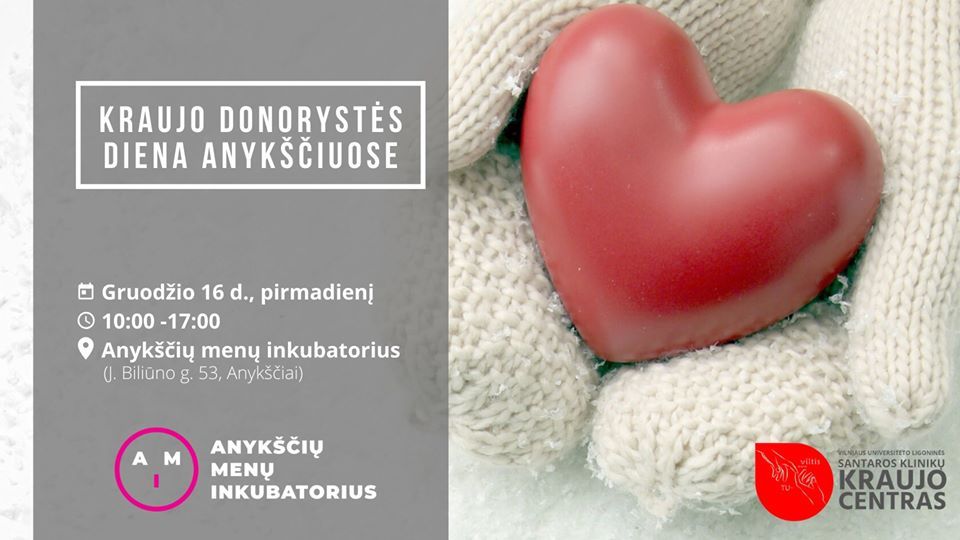 Kraujo donorystės diena Anykščiuose