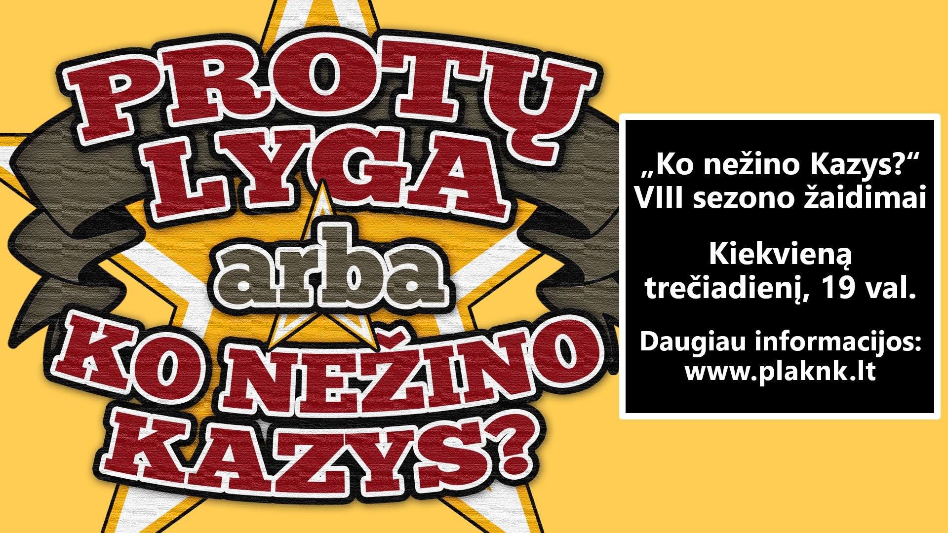 Protų Lyga arba „Ko nežino Kazys?“