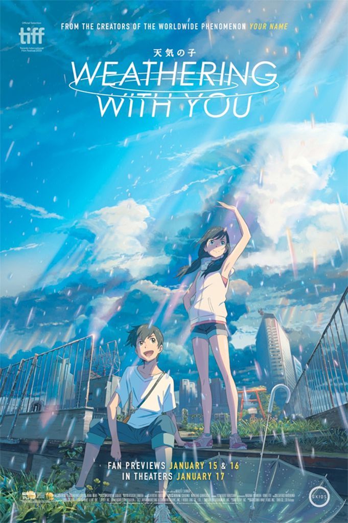 Makoto Shinkai „Orų mergaitė“ (2019, trukmė 1:51)