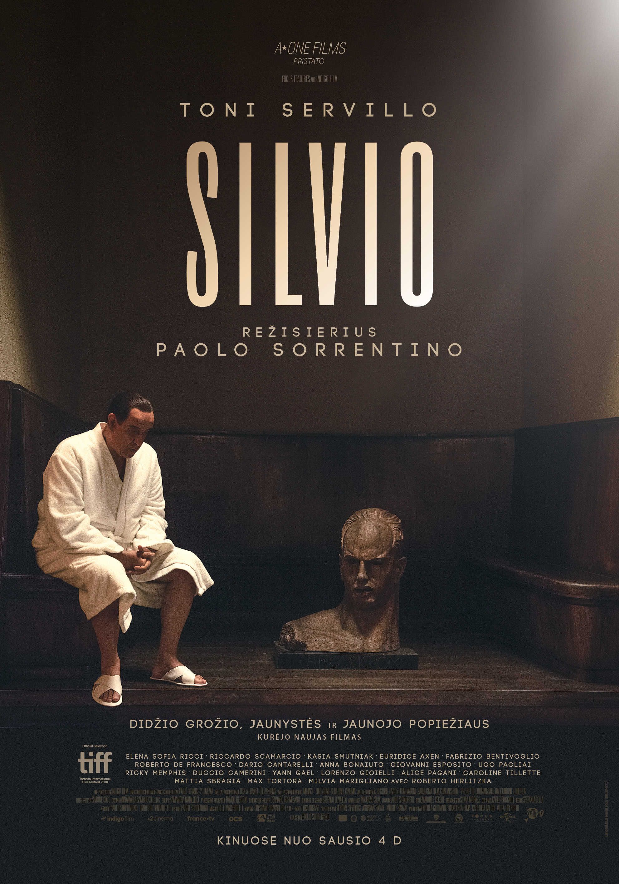 Paolo Sorrentino „Silvio“ (2018, trukmė 2:30)