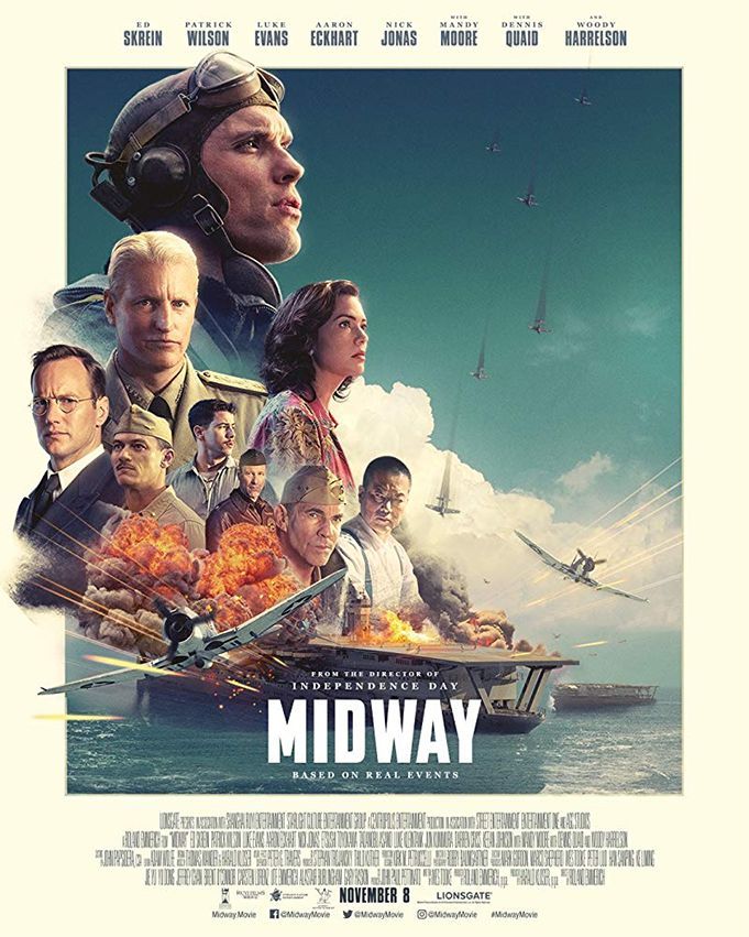 Roland Emmerich „Midvėjaus mūšis“ (2019, trukmė 1:40)