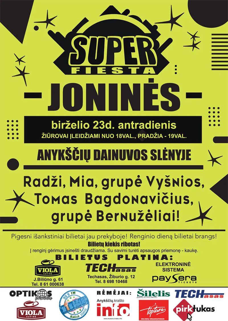 Koncertas „Super fiesta“ / Joninės